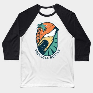 Tropical Bottle Baseball T-Shirt